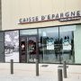 Enseigne lumineuse Caisse d'Epargne, Compiègne, Hauts-de-France